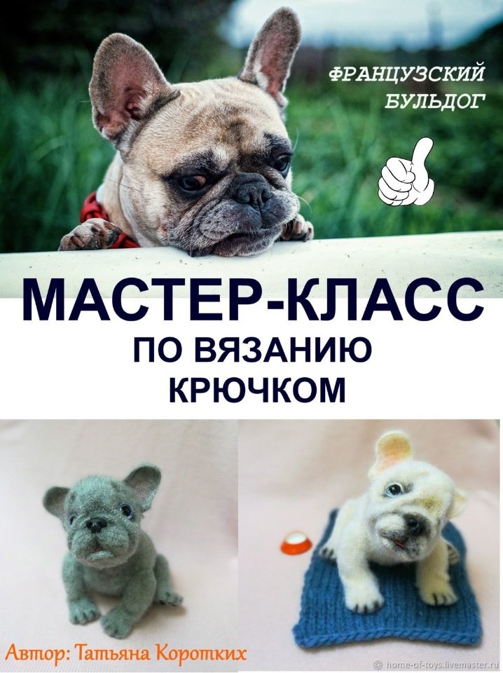 Бульдог + Вязание крючком